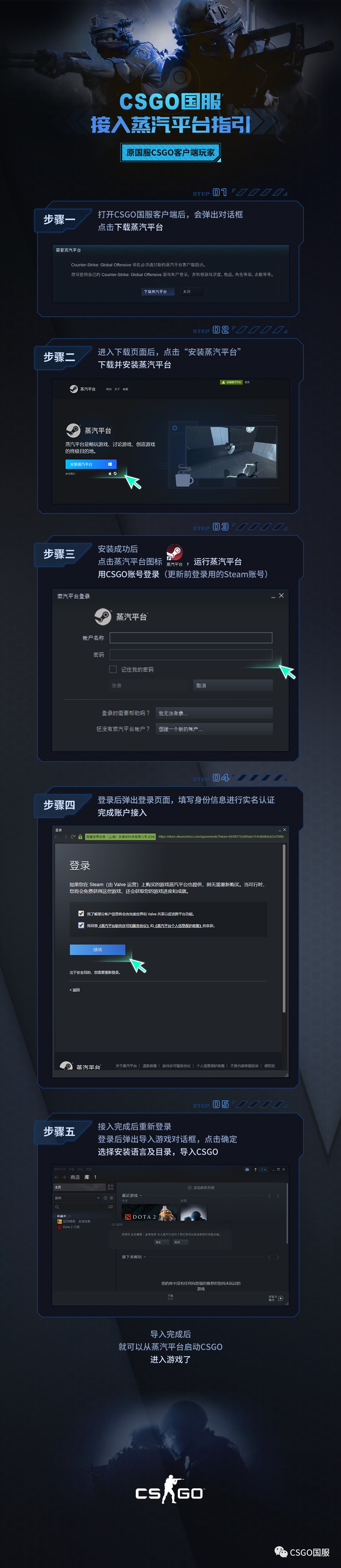 使用原国服CSGO客户端启动的玩家看这里