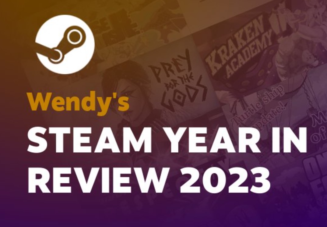 Steam推出2023年游戏记录回顾页面
